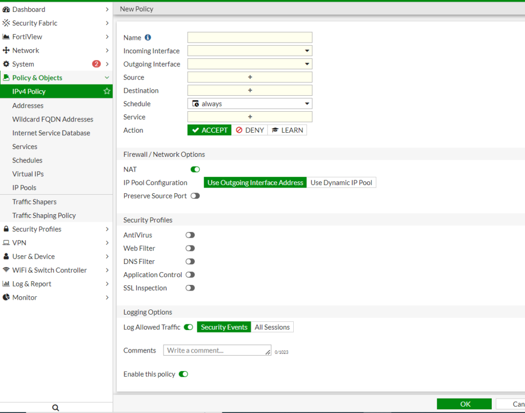 Membuat VPN di Firewall Fortinet – zenblog